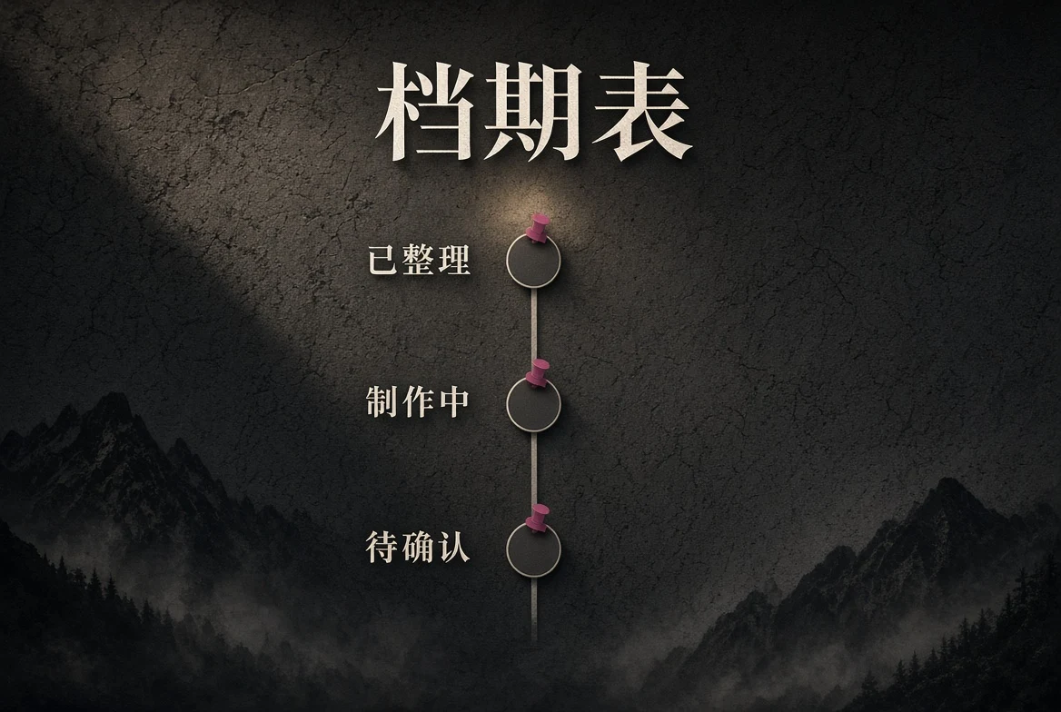 内容更新进度